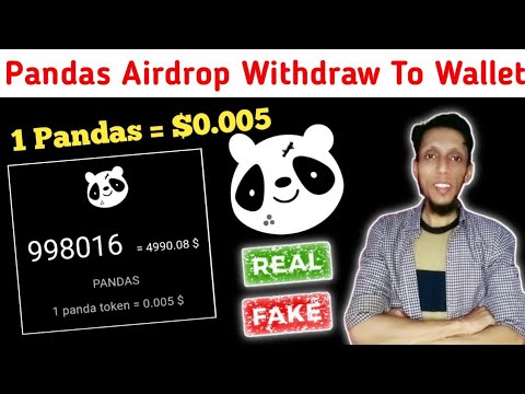 Pandas Airdrop Withdraw To Wallet | Pandas Airdrop Listing Date | Pandas Withdraw | Pandas Airdrop