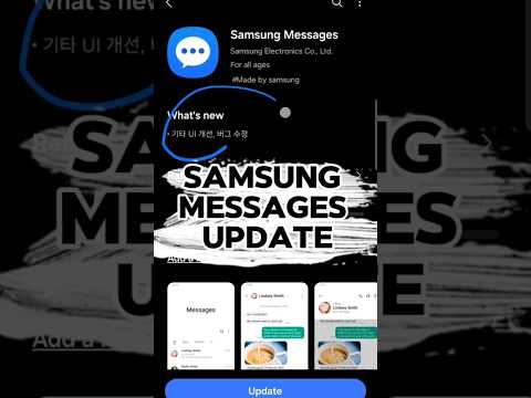 Samsung Updates Messages App #galaxystore #messages