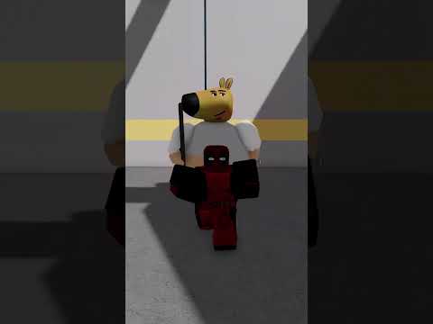 DEADPOOL BYE BYE escape CHILL GUY BARRY PRISON RUN #roblox #shorts