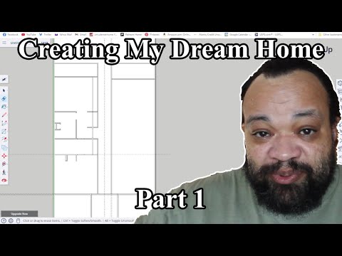 Creating My Dream Home Design In SketchUp. Speed Build