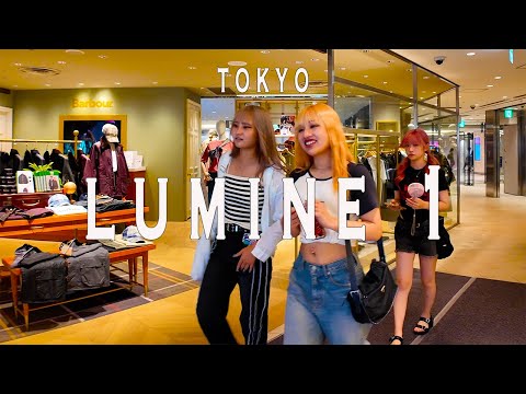 Lumine 1 4K Walking Tour (Tokyo Japan)- Tour with Captions & Immersive Sound,ルミネ1