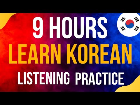 9 Hours of Korean CONVERSATION Practice  ||| Improve your Korean from Morning until Night