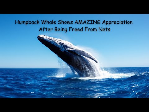 Humpback Whale Shows AMAZING Appreciation After Being Freed From Nets