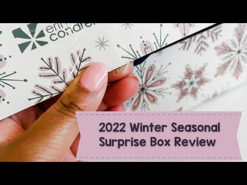 UNBOXING: ERIN CONDREN WINTER SEASONAL SURPRISE BOX 2022