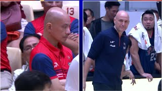 Coach Yeng Guiao and Coach Nenad Vučinić HEATED MOMENT in 4Q 😳 | PBA SEASON 49 COMMISSIONER’S CUP