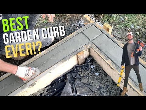 The ULTIMATE Concrete Landscape Edging (DIY Concrete Garden Curb)