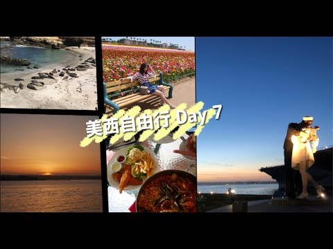 [Vlog] 美西自由行Day7 || 聖地牙哥、下輩子想當海獅、勝利之吻合理嗎？