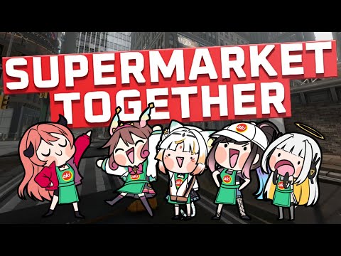 【Supermarket Together】New job💼【夜巡ハナ | Hana Yomeguri】