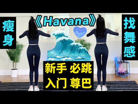 新手入门尊巴瘦身 小SEXY风！谁跳谁美《Havana》带口令提示！dance workout燃脂zumba wokout 跟跳Shizuka静静子