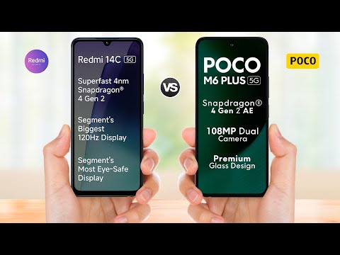 Redmi 14c 5g vs Poco M6 Plus 5g || Full Comparison