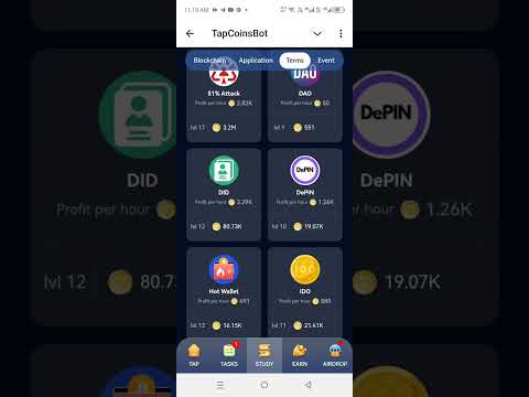 10 October TapCoin daily Bounty #tapcoin #telegrambot #taptoearn #daulycode