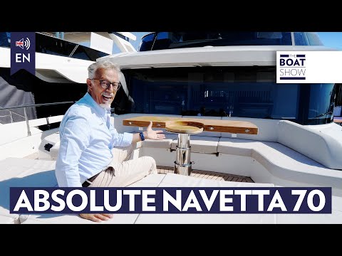 [ENG] ABSOLUTE YACHTS NAVETTA 70 - Yacht Tour and Sea Trial - The Boat Show