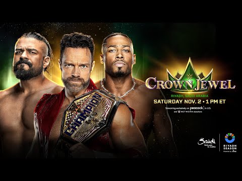 WWE Crown Jewel  LA Knight vs Andrade vs Carmelo Hayes (SIM)