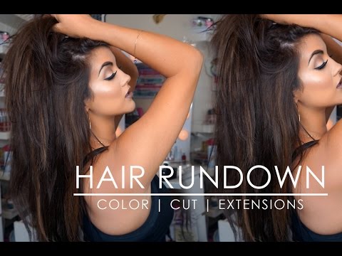 Hair Update | New Color + Cut + Sew In & Tape In Extensions