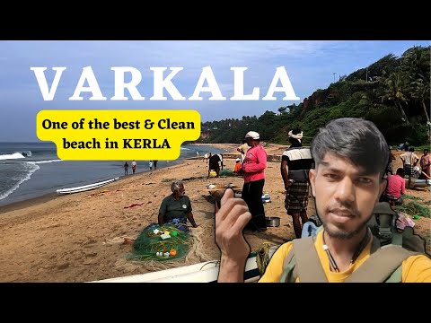 Kerla's best Beach in VARKALA |  Kerla Tourist places & Varkala tour