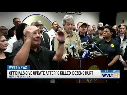 Officials give update after New Orleans attack