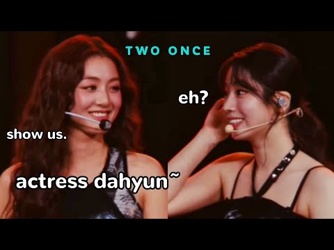 jihyo just made dahyun real *flustered* in Amazon live appearance 😂