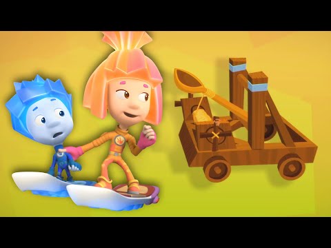 The Catapult | The Fixies | Cartoons for kids | Learning videos