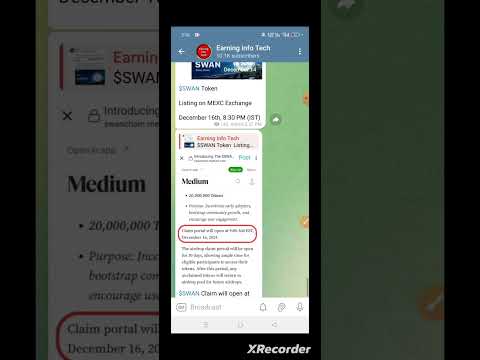 SWAN Token Claim Update | SWAN Claim Time | SWAN Token Listing Time