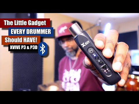 XVIVE P3D Bluetooth Audio Receiver 🔵 - The Drummer's Cool Companion!