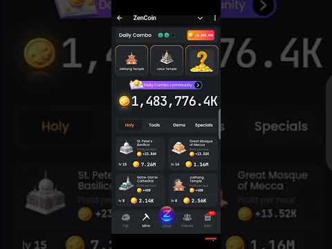 Zen Coin Daily Combo 23 December | Zen Coin Daily Combo Today