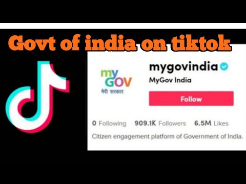 #mygovindia #boycottchinaproduct #tiktok #govt | Mygovindia on tiktok | Govt of india using tiktok!