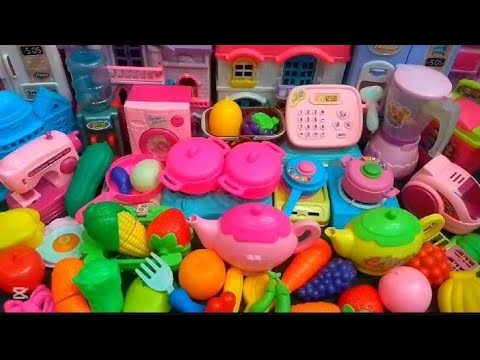 6: min Satisfying Unboxing | Hello kitty kitchen set | Doll house Play set | #asmr 🌈