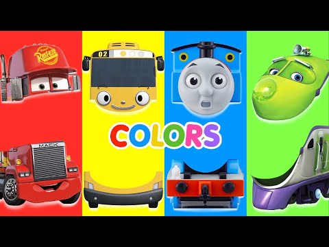 Learn Colors for Children with Little Baby | Toy Train | Wrong Head Cars Thomas & Friends Tayo