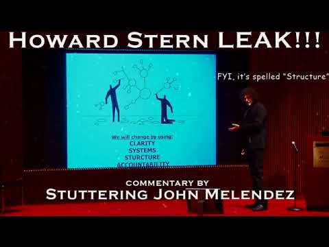 Stuttering John reacts to the Getting Things Done Howard Stern Show seminar