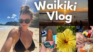 Hawaii Travel Vlog 🌺 Waikiki Beach (Oahu)