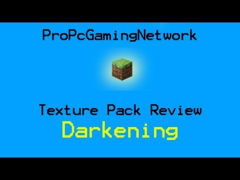 Minecraft Texture Pack Review part 08 - Darkening (Dark medieval RPG)