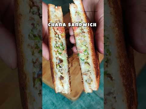 High Protein Chana Sandwich Recipe | Yashaswi's Kitchen #shorts #sandwich #breakfast #viral