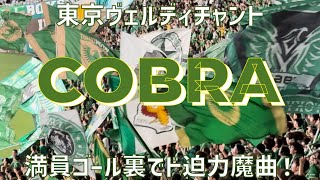 【満員ゴール裏で圧巻魔曲チャント】『COBRA』（東京ヴェルディ）味の素スタジアム