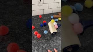 Pompom Lint Roller Activity | Fine Motor and Sensory Exploration for 12-18 Month Olds