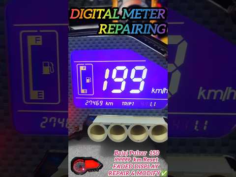 Bajaj Pulsar 150 99999 km Reset faded Display REPAIR & MODIFY