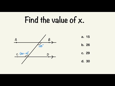 Alternate Interior Angle Theorem | Geometry Problem