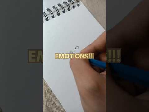 Emotions are complicated 🤐|Day 36| #shortsviral #foryou #tutorial #sketchbook