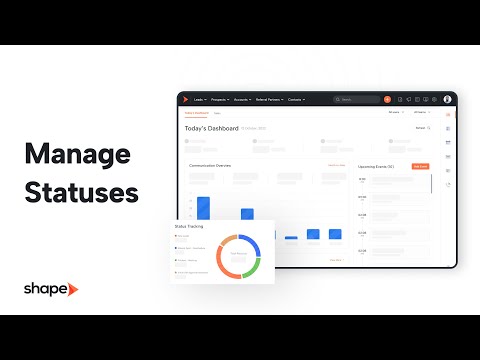 Managing Statuses in Shape Software CRM