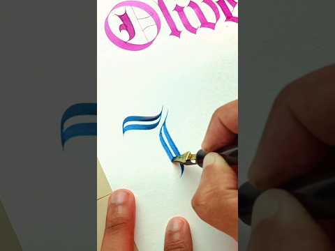 CALLIGRAPHY ASMR | HATE IT OR LOVE IT? #calligraphymasters #calligraphy #asmr #shorts