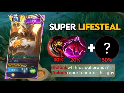 URANUS NEW SUPER LIFESTEAL BUILD AND EMBLEM 2024!! (must try🧛)