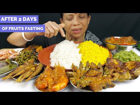 HUGE SEA FOOD MEAL AFTER TWO DAYS OF FRUITS FASTING