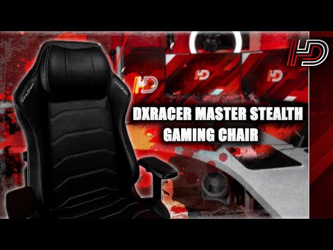 DXRACER NEW MASTER STEALTH GAMING CHAIR REVIEW!