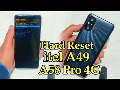 Hard Reset itel A49 A58 Pro 4G  ✅