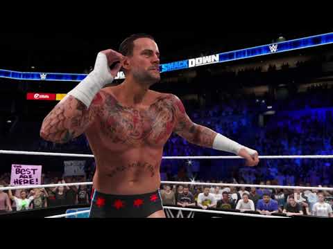 Smackdown Honky Tonk Man VS CM Punk - WWE 2K24