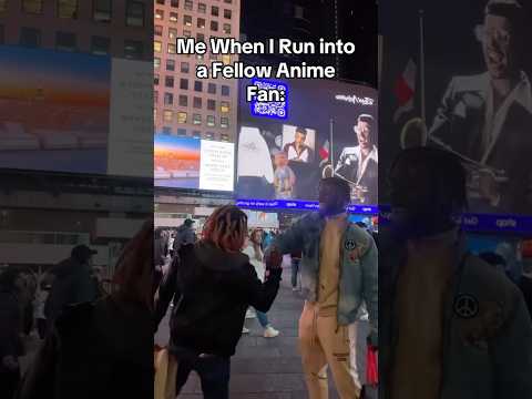 Running into Fellow Anime Fans #onepiece #timessquare #anime