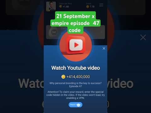 21 September X Empire  Episode  47 Code ll X Empire  Airdrop Code Today ll #shorts #mining #mining