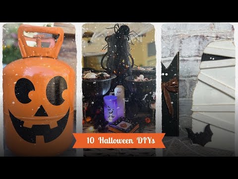 Easy DIY HALLOWEEN DECOR | THRIFTED | FAKE BAKE | TRASH TO TREASURE | SCRAP WOOD |Cricut | Jigsaw