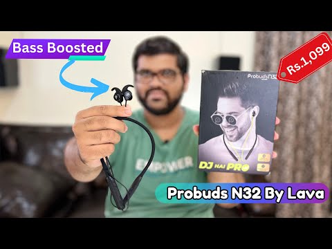 Lava Probuds N32 Neckband Review 🔥| 50ms Latency | 40 Hrs Playback Time | Best Earphones Under 1000