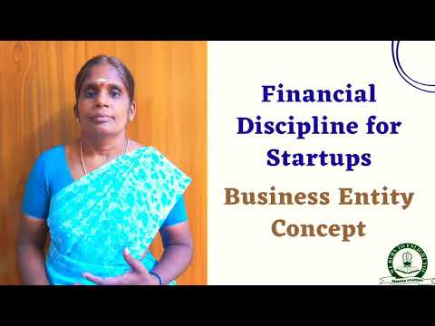 Financial Discipline for Startups || Business Entity Concept