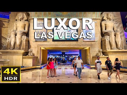 [4K HDR] Luxor Las Vegas Walking Tour | June 2024 | Las Vegas Strip